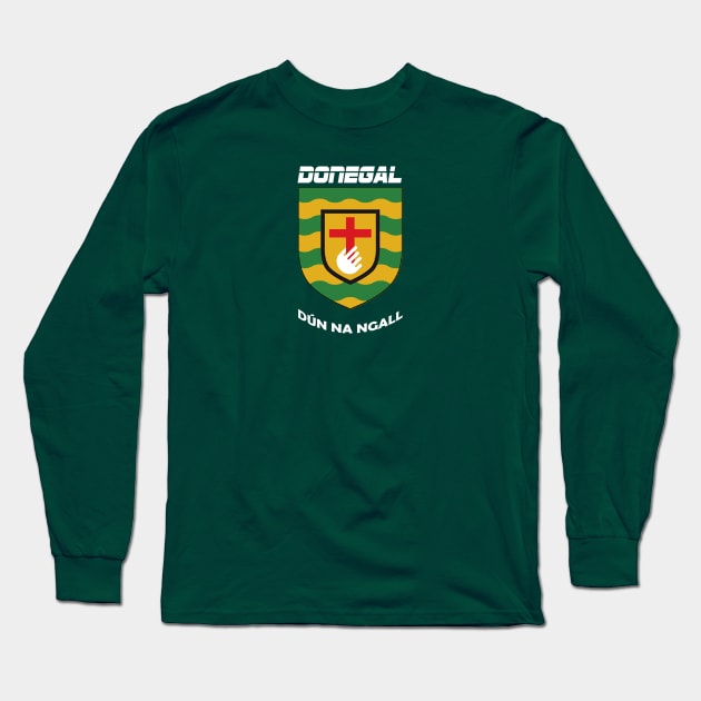 County Donegal Ireland Crest Long Sleeve T-Shirt by Ireland